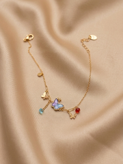 Butterfly Garden Charm Bracelet